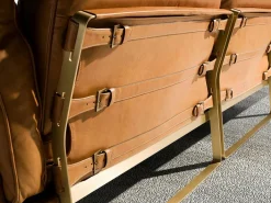 Angel Cerda Sofá De Piel|Sofá chaise longue izquierda piel camel 6231