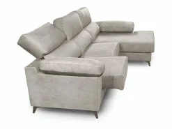 Sofá Chaise Longue izquierdo de 101x293x167 cm con arcón integrado color claro Vis^Cambia tus muebles Hot