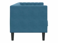 Clicnbuy Sofás Chesterfield|Sofá Chesterfield 3 plazas con cojines terciopelo