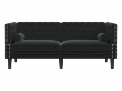 Sofá Chesterfield 2 plazas con cojines terciopelo^vidaxl Sale