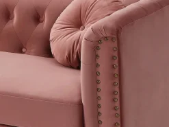 Sofá chesterfield 2 plazas de terciopelo viejo TURNER^Vente-unique Hot