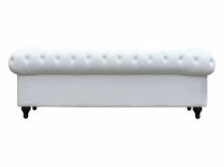 Habitat et jardin Sofá Chesterfield "Aliza" 3 plazas - Blanco Sale