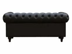 Habitat et jardin Sofás Chesterfield|Sofá Chesterfield "Aliza"- 2 plazas - Marron