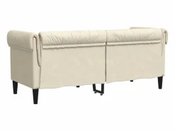 Clicnbuy Sofás Chesterfield|Sofá chesterfield de 2 plazas tela