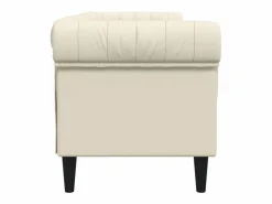 Sofá Chesterfield de 3 plazas tela^Clicnbuy Outlet