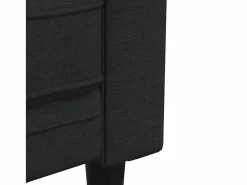 Clicnbuy Sofá Chesterfield de 2 plazas tela Negro Sale