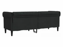 Sofá Chesterfield de 3 plazas tela^Clicnbuy Sale