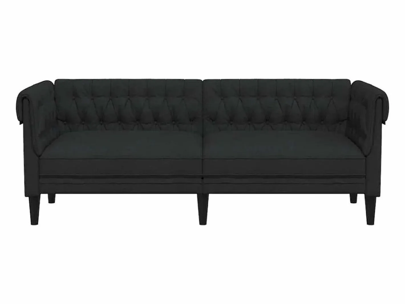 Sofá Chesterfield de 3 plazas tela^vidaxl Sale