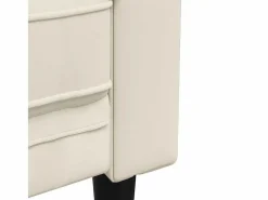 Sofá Chesterfield de 2 plazas lino^vidaxl Discount