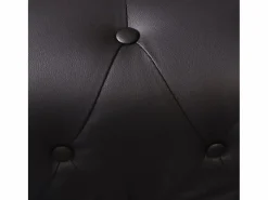 Sofá Chesterfield de esquina 5 plazas de cuero artificial^Clicnbuy Discount