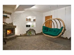 Amazonas Sillón Colgante|Sofá colgante Globo Verde Real - cojín impermeable
