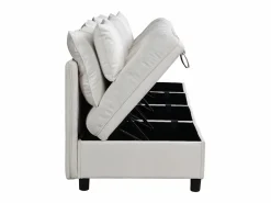 Sofá Modular|Sofá componible Diseno modular Movimiento facil Cajones ocultos bajo asiento Confort ortopedico Chenilla