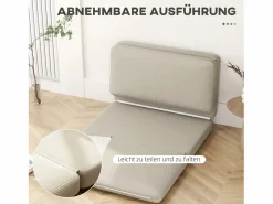 Sofá convertible 3 en 1, terciopelo , colchón grueso, plegable y cómodo, carga 240 kg (275x120x10cm)^ Online
