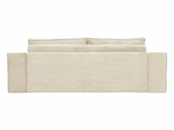 Sofá convertible express AMELIA de 4 plazas en pana , 160 cm, colchón viscoelástico de 13 cm^Vente-unique New
