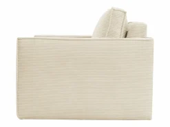 Sofá convertible express AMELIA de 4 plazas en pana , 160 cm, colchón viscoelástico de 13 cm^Vente-unique New