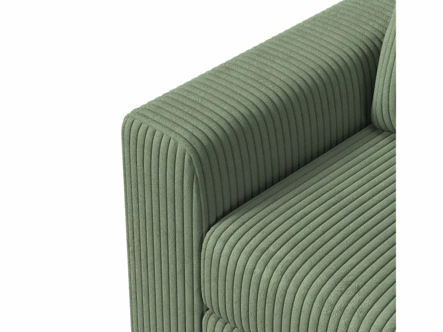 Sofá Escandinavo|Sofá Vintage|Sofá convertible express de 2 plazas en tela - con taburete con almacenaje - sofá esquinero de pana con otomana - moderno y cómodo