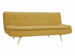 Miliboo Sofá convertible nórdico 3 plazas SENSO Amarillo Clearance