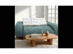 Sofá convertible Okoa 2 plazas - salvia y blanco Verde claro