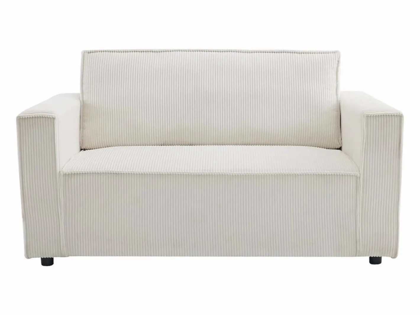Habitat et jardin Sofá convertible recto de pana <> - 2 asientos - Beige Best