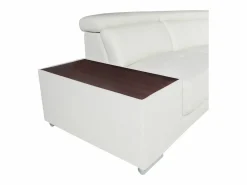 LINEA SOFA Sofá De Piel|Sofá Rinconera|Sofá Cuero vacuno color ángulo izquierdo NAHIA