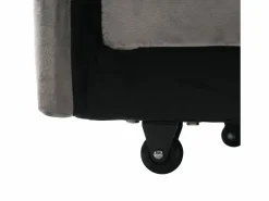Sillón Cama|Sofá de 1 plaza - Sillón con portavasos y soporte para teléfono - terciopelo oscuro