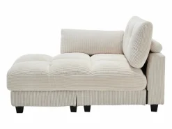 Sofá de 1 plaza con reposabrazos - Sofá relax con 2 portavasos y bolsillos laterales - pana^ Discount