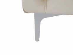 Vente-unique Conjunto Sofá Y Sillón|Sofá de 3 plazas, 2 plazas y sillón chéster de terciopelo EDWINA