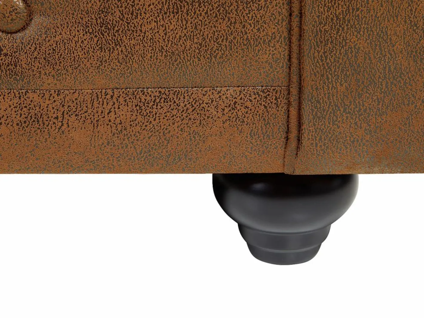 Vente-unique Todos Los Sofás|Sofás Y Sillones|Sofá de 3 plazas CHESTERFIELD de microfibra envejecida