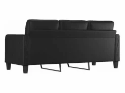 Sofá de 3 plazas de cuero sintético 180 cm^vidaxl New