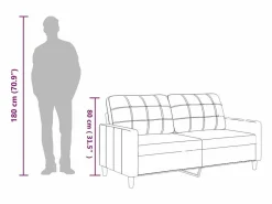 Sofá de 2 plazas de cuero sintético vino 140 cm^vidaxl Hot