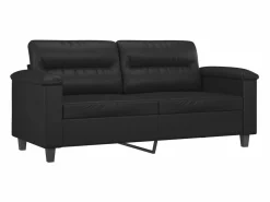 Clicnbuy Sofás De Piel Sintética|Sofá de 2 plazas de cuero sintético 140 cm