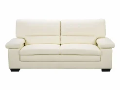 LINEA SOFA Sofá de 3 plazas de piel de búfalo atemporal MIMAS II Marfil Online