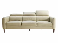 Vente-unique Sofá De Piel|Sofá de 3 plazas de piel de búfalo color SALVI