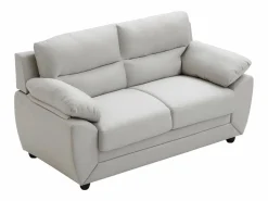 Vente-unique Sofá de 2 plazas de tela estilo contemporáneo MANOA Beige Outlet
