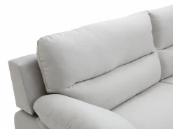 Vente-unique Sofá de 2 plazas de tela estilo contemporáneo MANOA Beige Outlet