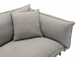 Sofá de 3 plazas de tela color . Asiento de plumas. CORFINO^Vente-unique Discount