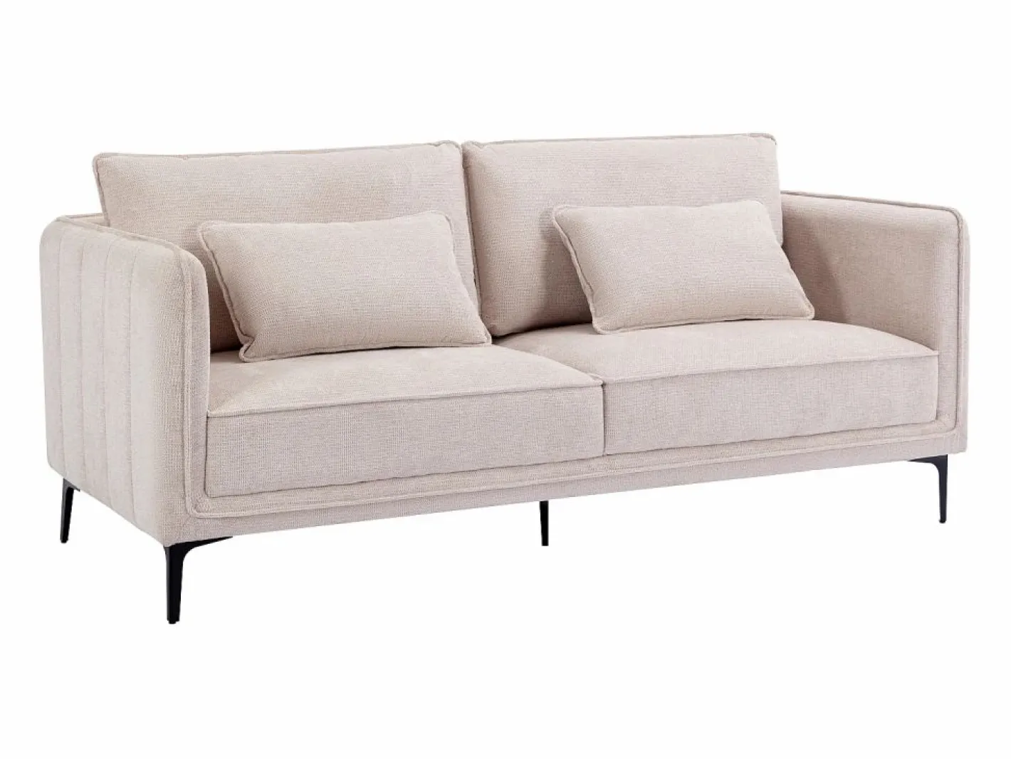 Sofá de 3 plazas de tela color TORMELDA^Vente-unique New
