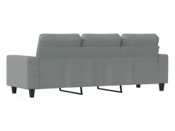 Sofá de 3 plazas de tela claro 180 cm^Clicnbuy Hot