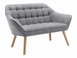 Vente-unique Sofá Escandinavo|Sofá - 2 Plazas|Sofá de 2 plazas de tela acolchado de estilo escandinavo. Tendencia del momento. Medidas: Ancho 127 x Prof. 73 x Alt. 77 cm. CASERTA