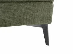 Vente-unique Sofá de 3 plazas de tela texturizada con respaldo reclinable UDALIO Verde Clearance