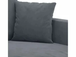 vidaxl Sofá de 2 plazas de terciopelo oscuro 140 cm Gris