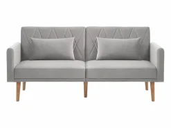 Sofá de 2 plazas de terciopelo , con respaldo y reposabrazos ajustables, de diseño moderno, para salón o dormitorio^OKWISH Clearance