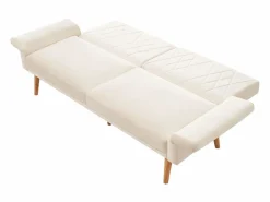 Sofá de 2 plazas de terciopelo , con respaldo y reposabrazos ajustables, de diseño moderno, para salón o dormitorio^OKWISH Clearance