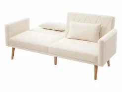 Sofá de 2 plazas de terciopelo , con respaldo y reposabrazos ajustables, de diseño moderno, para salón o dormitorio^OKWISH Clearance