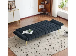 Merax Sofá De Terciopelo|Sofá - 3 Plazas|Sofá de 3 plazas en terciopelo - 3 en 1 - Respaldo y reposabrazos regulables - 184 x 79 x 71 cm - LERICI by Pascal Morabito