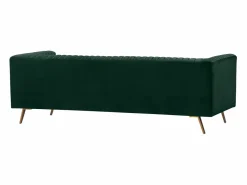 Rendez-Vous Déco Sofá Vintage|Sofá de 3 plazas en terciopelo oscuro - Gatsby