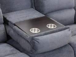 Sofá de 3+2 plazas relax eléctrico tela NEVERS^Vente-unique Hot