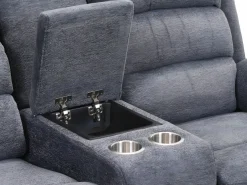 Sofá de 3+2 plazas relax eléctrico tela NEVERS^Vente-unique Hot