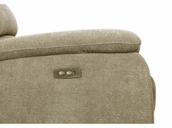 Sofá de 3+2 plazas relax eléctrico tela con tableta NEVERS^Vente-unique Discount