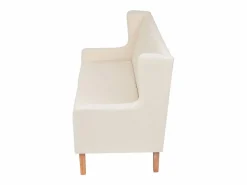 Clicnbuy Sofá - 2 Plazas|Sofá De Tela|Sofá de 2 plazas tela crema
